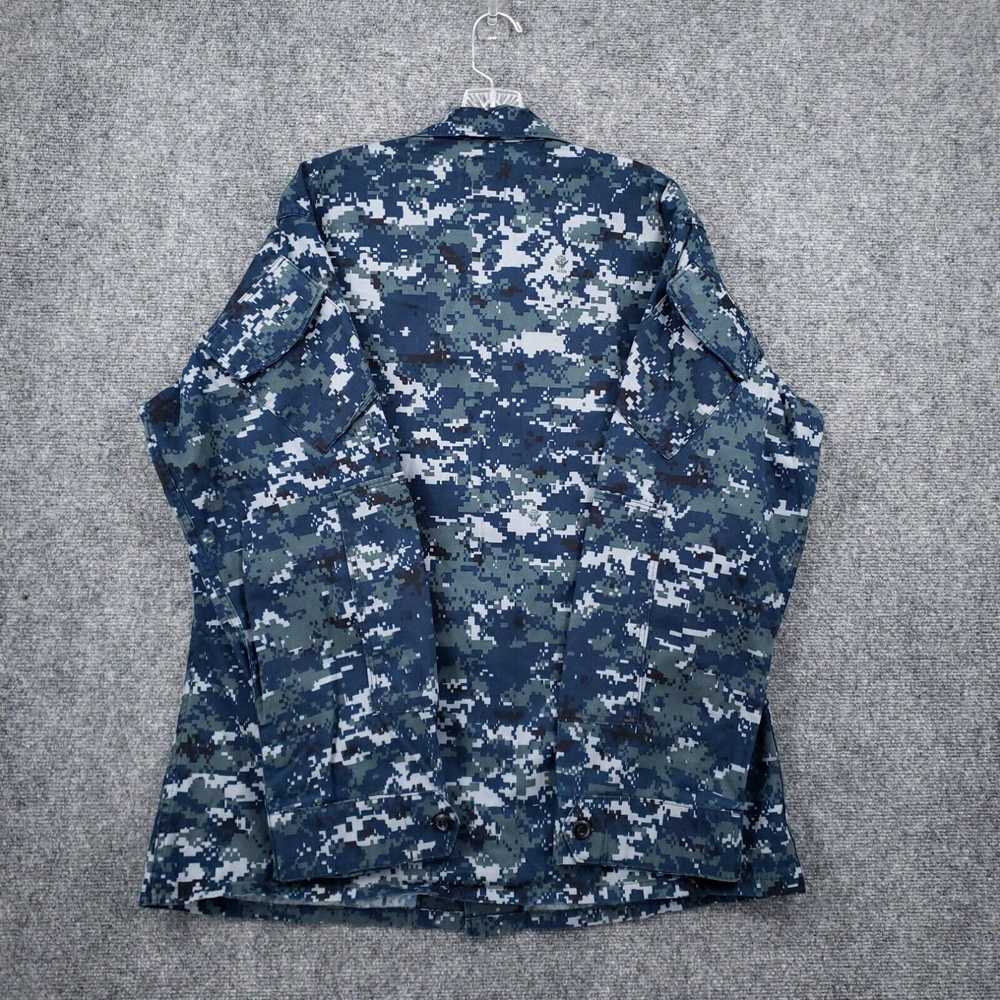 Vintage US Navy Shirt Adult Large Green Military … - image 2