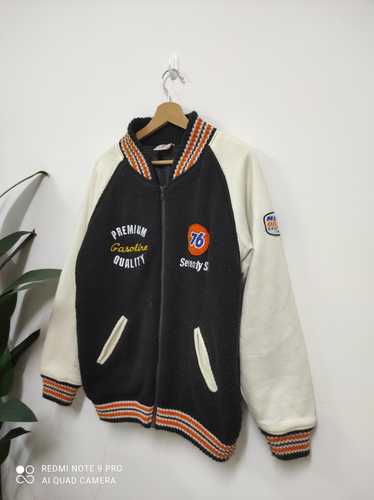 Japanese Brand × Racing × Varsity Jacket 76 Lubri… - image 1