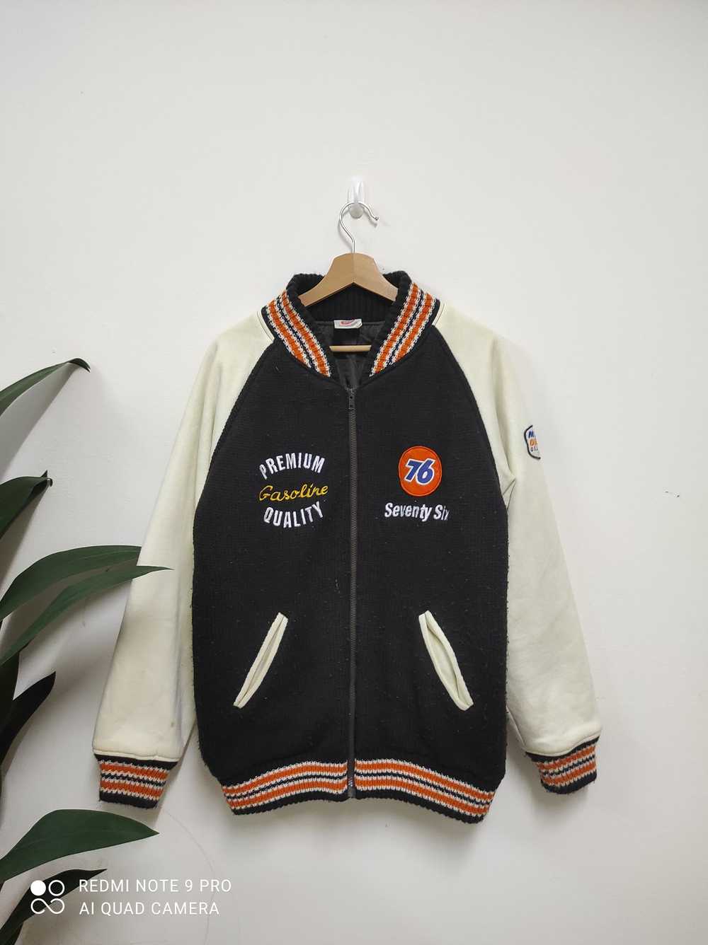 Japanese Brand × Racing × Varsity Jacket 76 Lubri… - image 3