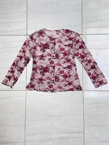 Yohji Yamamoto I WISH Floral Patterned Shirt - image 1