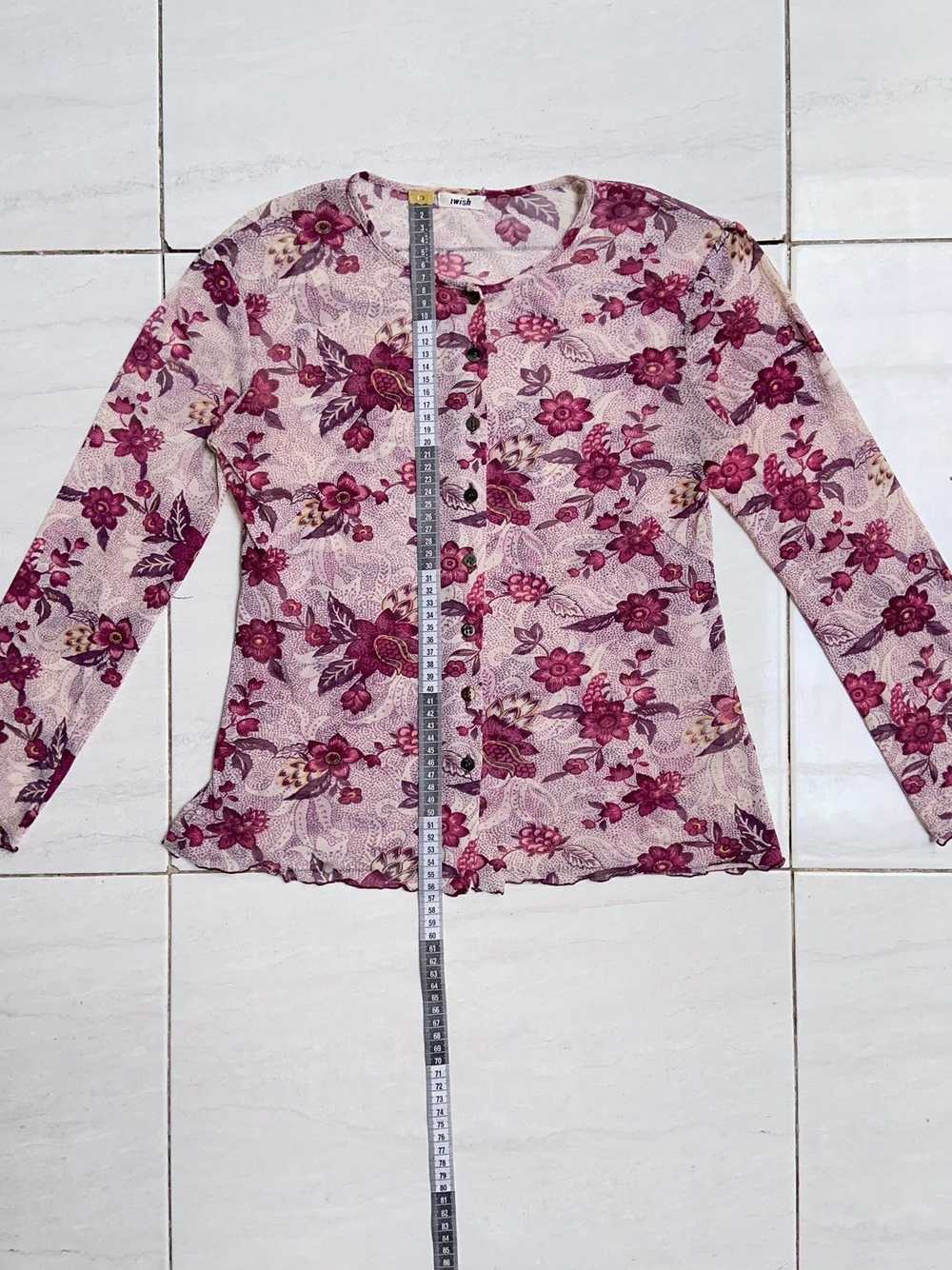 Yohji Yamamoto I WISH Floral Patterned Shirt - image 2