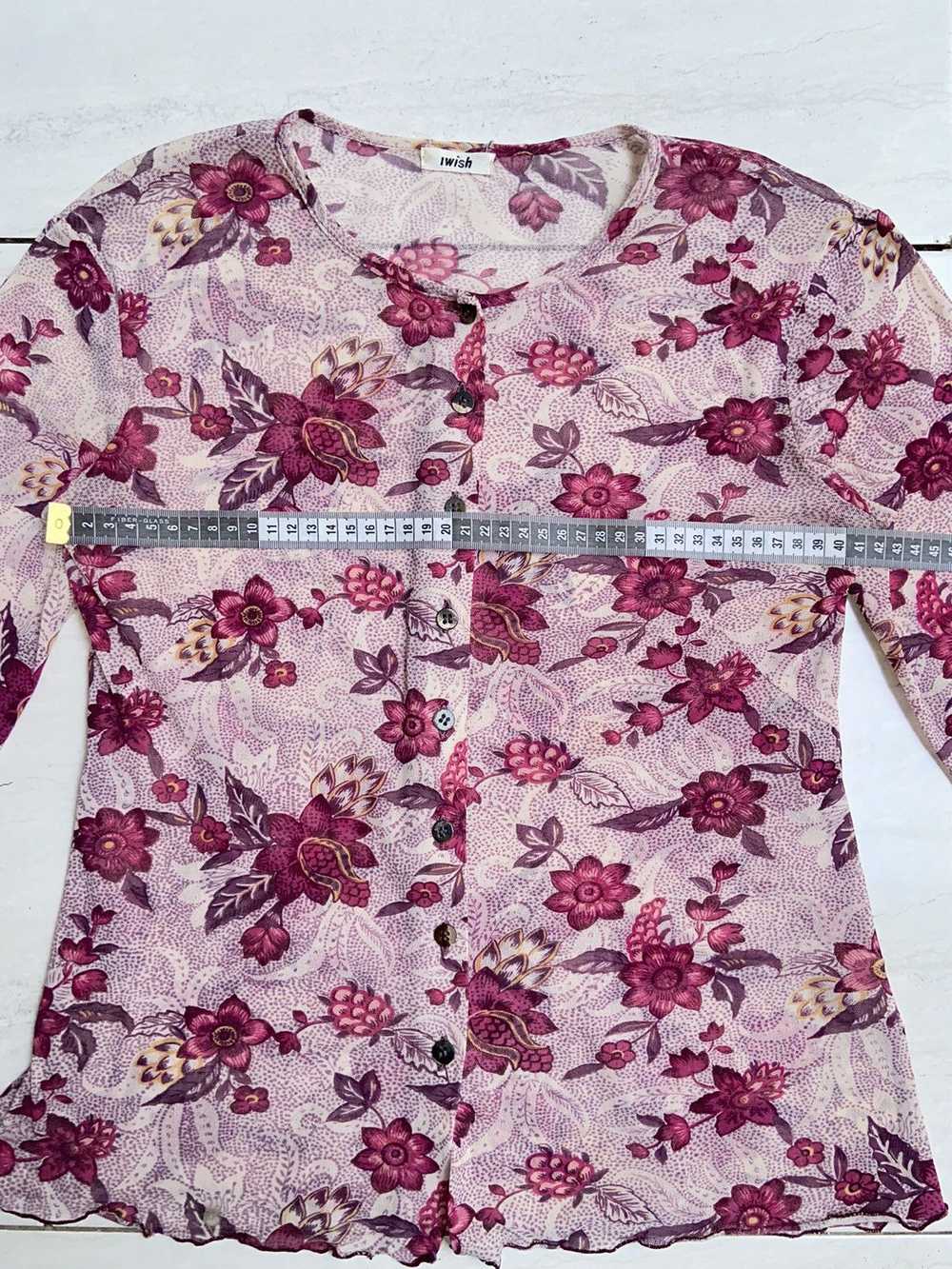 Yohji Yamamoto I WISH Floral Patterned Shirt - image 3