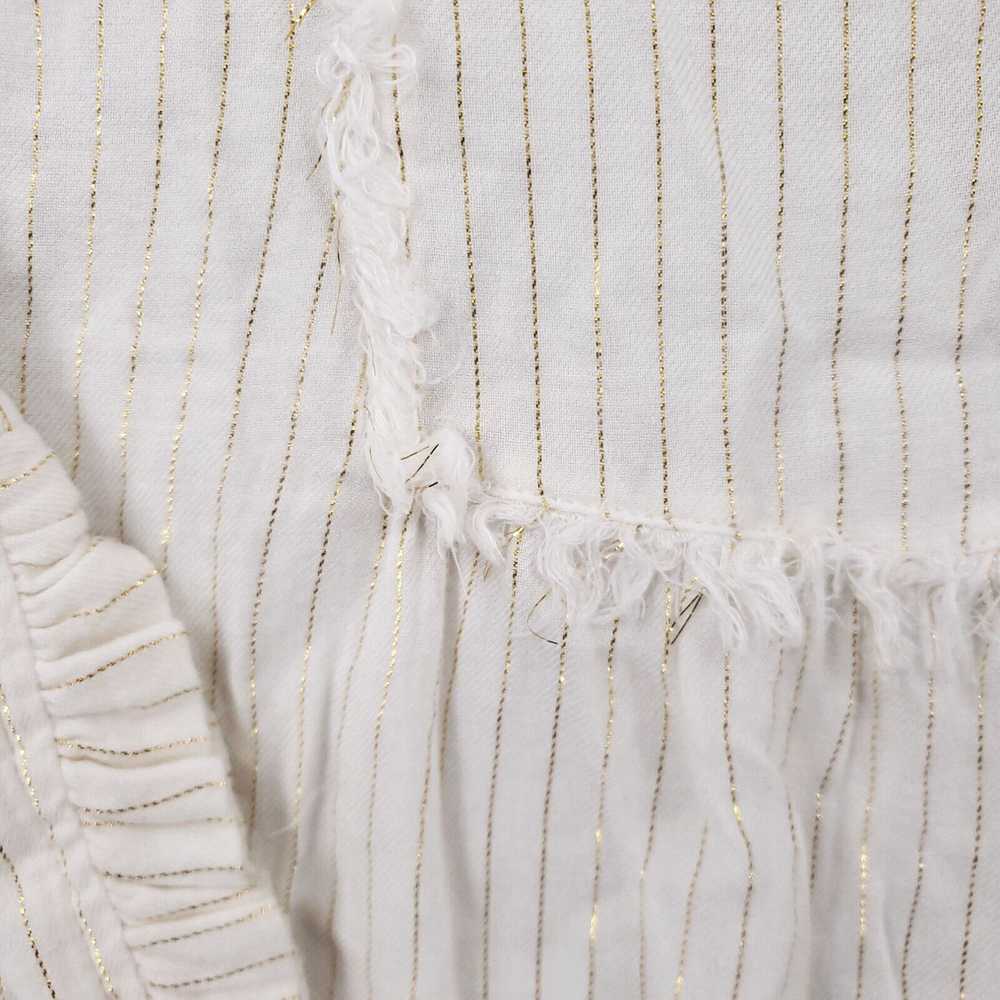 Vintage Aerie Dress Womens S Small White Pinstrip… - image 3