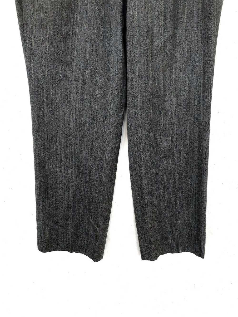 Lanvin GRAIL🔥Lanvin Paris Grey Striped Wool Over… - image 4