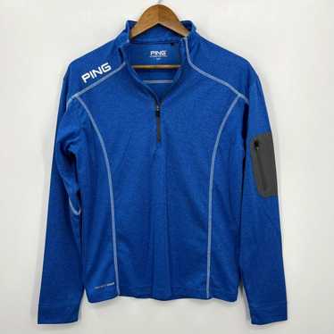 Senso PING Active Sweatshirt Mens S Blue 1/4 Zip P