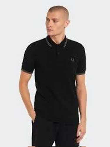 Fred Perry Vtg Fred Perry Ringer Black Polo Shirt