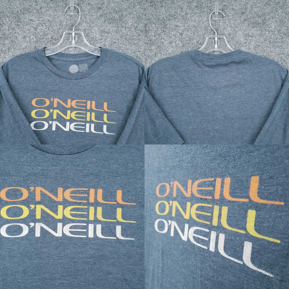 Vintage O'Neill T-Shirt Mens L Large Blue Modern … - image 4