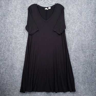 Vintage Sigrid Olsen Dress Womens M Medium Black … - image 1