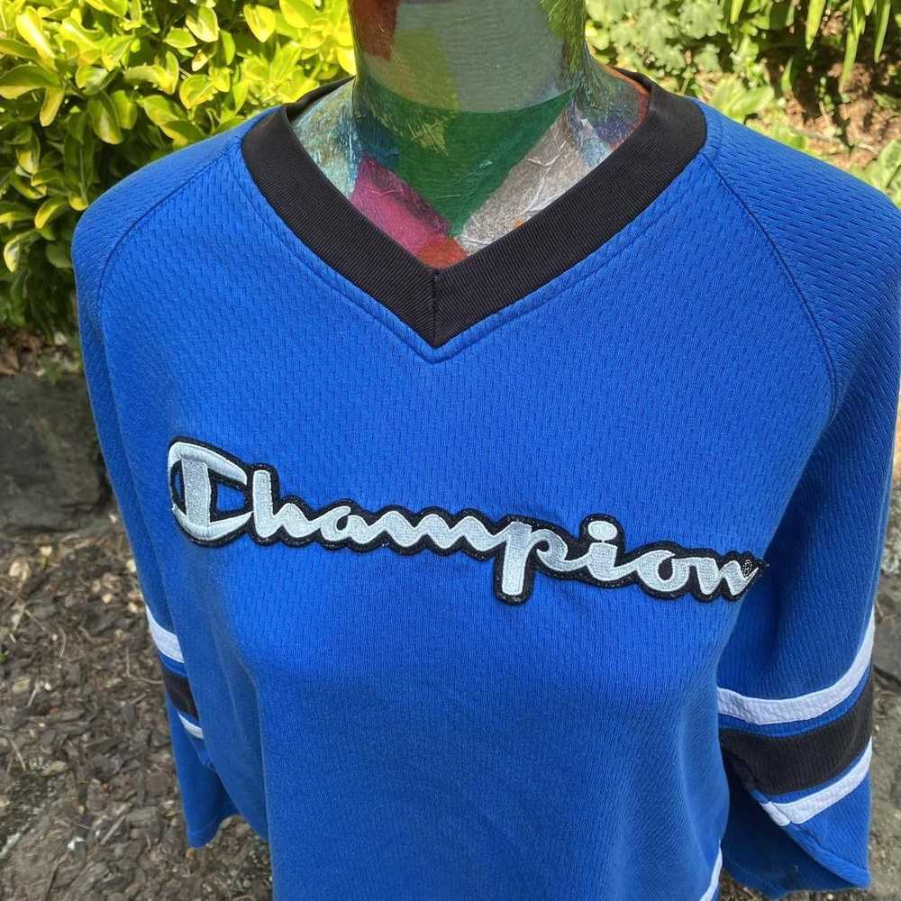 Champion Vintage cotton champion hockey jersey lo… - image 5