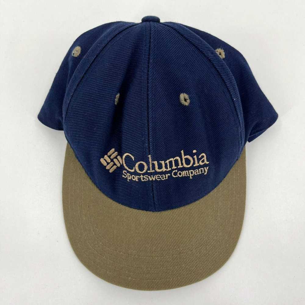 Vintage Columbia Snapback Hat Men's One Size Navy… - image 2