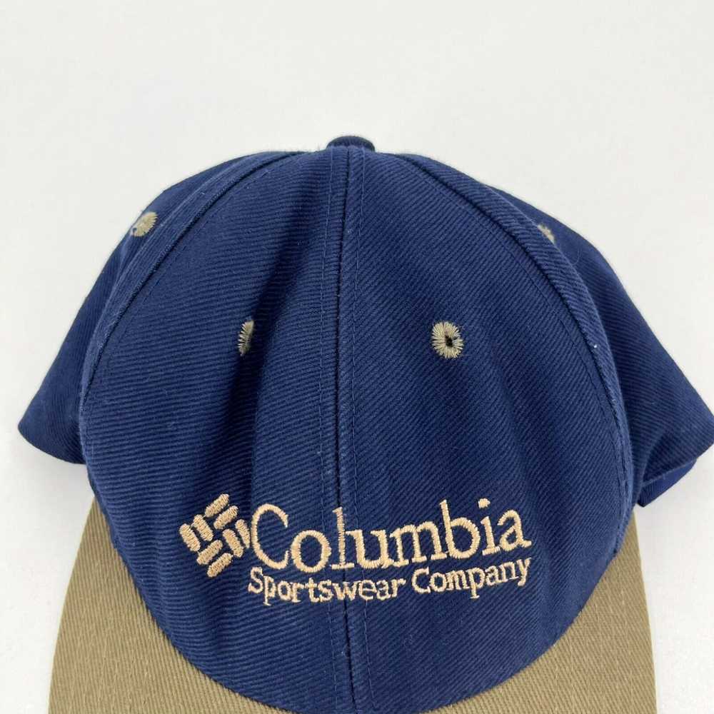 Vintage Columbia Snapback Hat Men's One Size Navy… - image 3