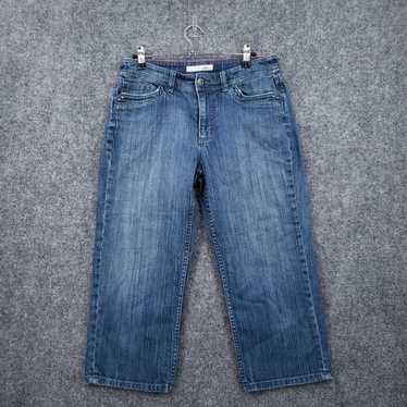 Vintage Chico's Platinum Jeans Womens 1 US 8 Mid-… - image 1