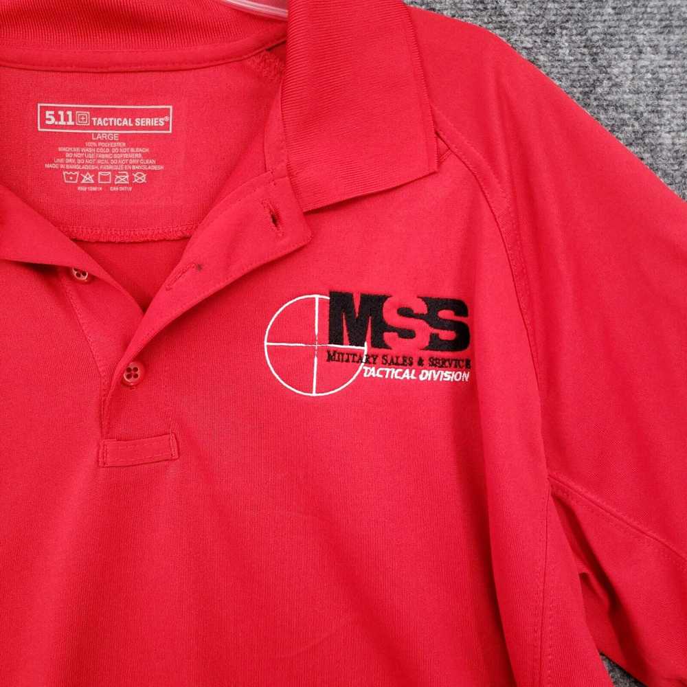 Vintage 511 Tactical Polo Shirt Mens L Large Red … - image 2