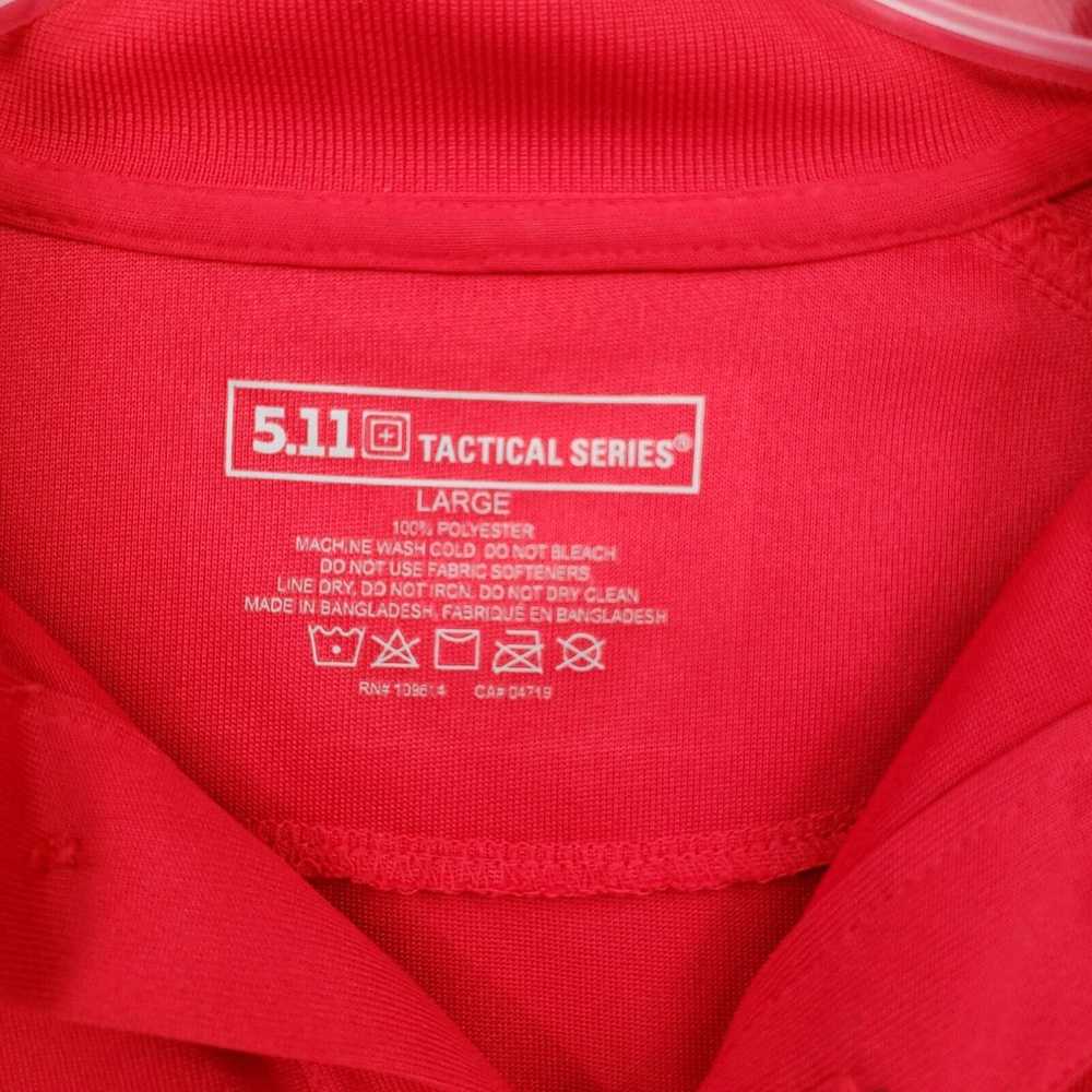Vintage 511 Tactical Polo Shirt Mens L Large Red … - image 3
