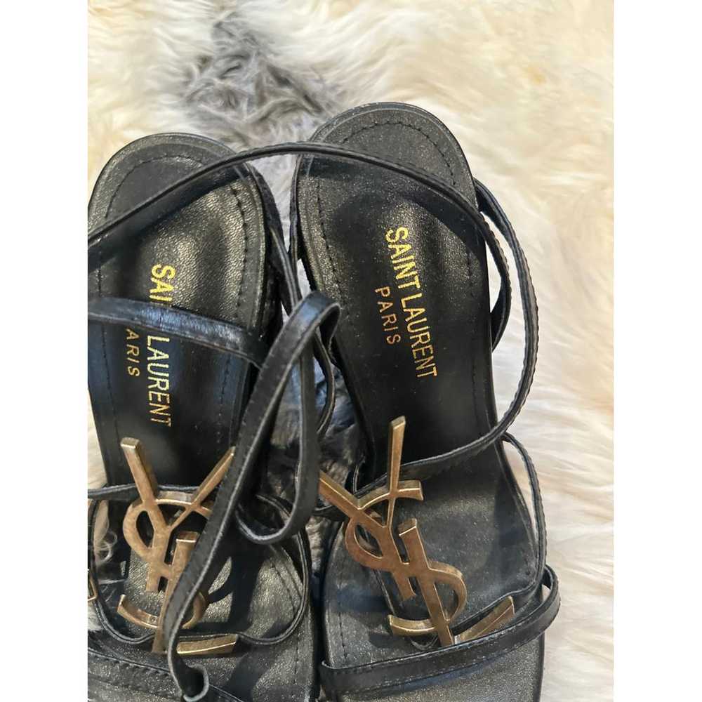 Saint Laurent Leather sandal - image 3