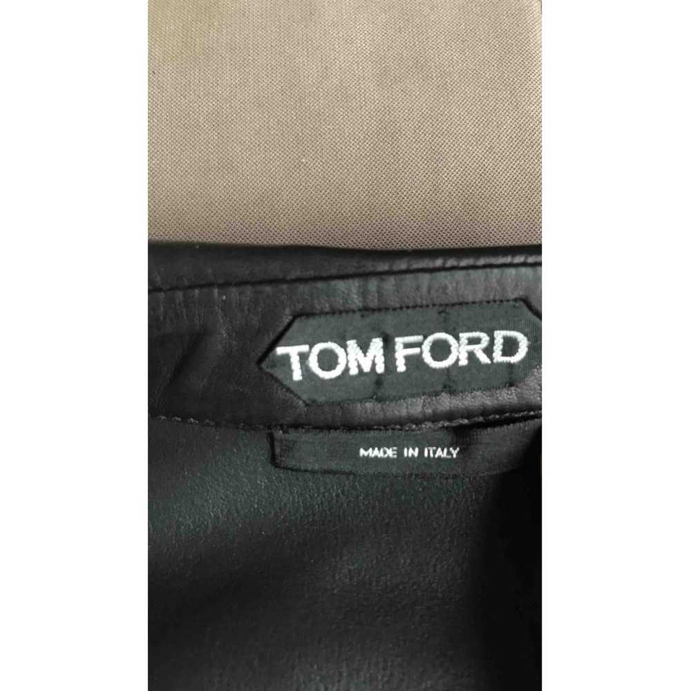 Tom Ford Leather biker jacket - image 4