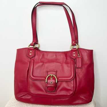 Coach Campbell Belle Leather Carryall Tote F24961… - image 1