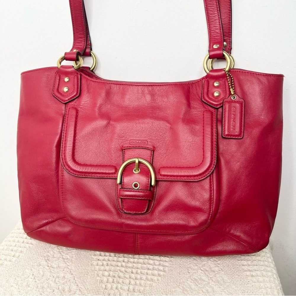 Coach Campbell Belle Leather Carryall Tote F24961… - image 4
