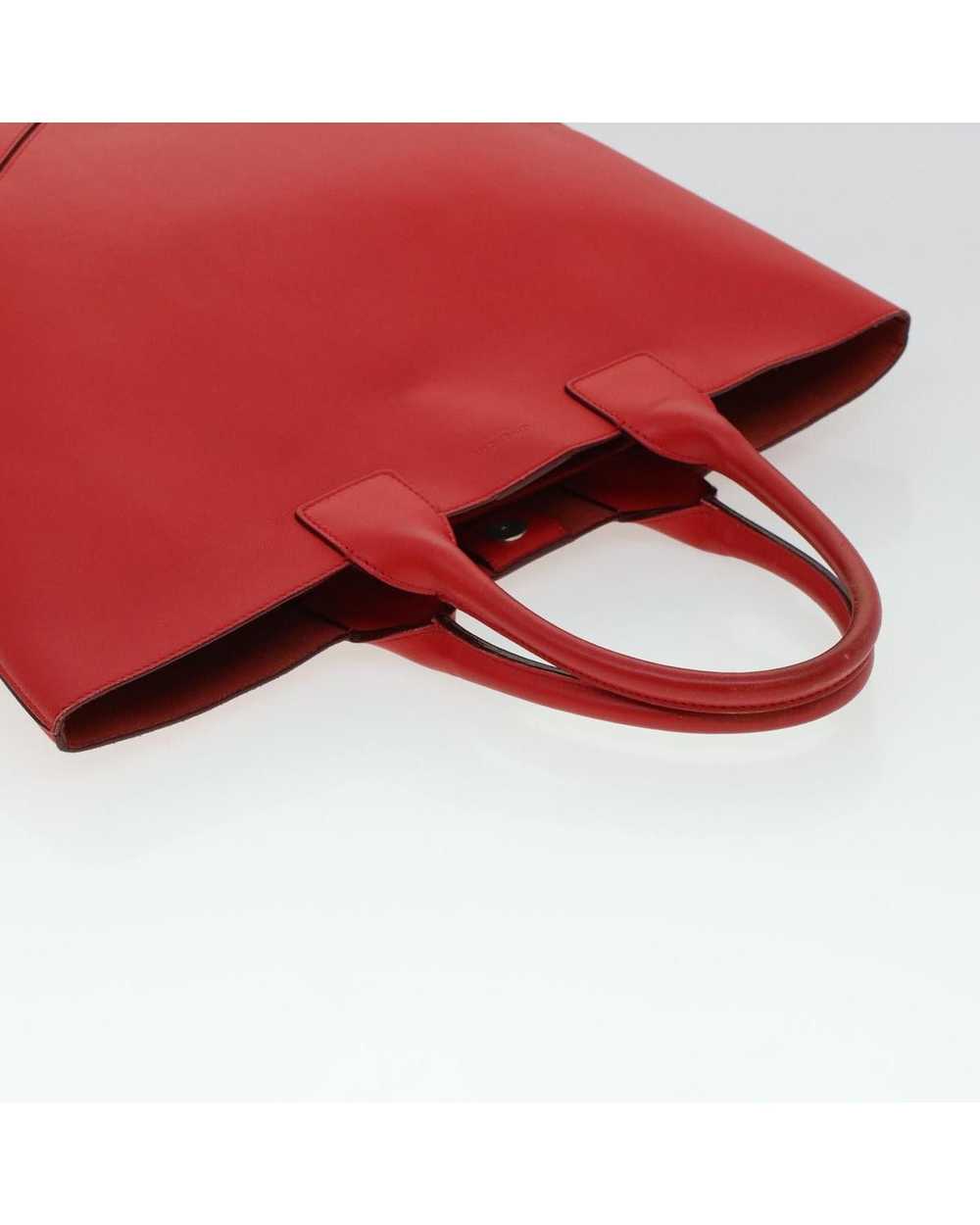 Givenchy Practical and Elegant Givenchy Red Leath… - image 7