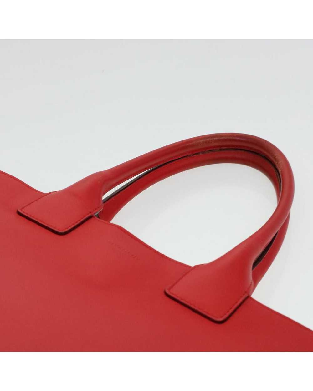 Givenchy Practical and Elegant Givenchy Red Leath… - image 8