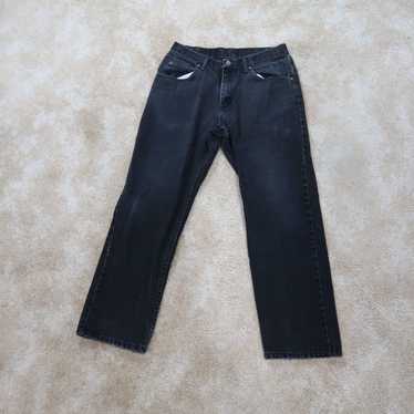 Lee Lee Riders Straight Leg Jeans Size 33x30 Blac… - image 1