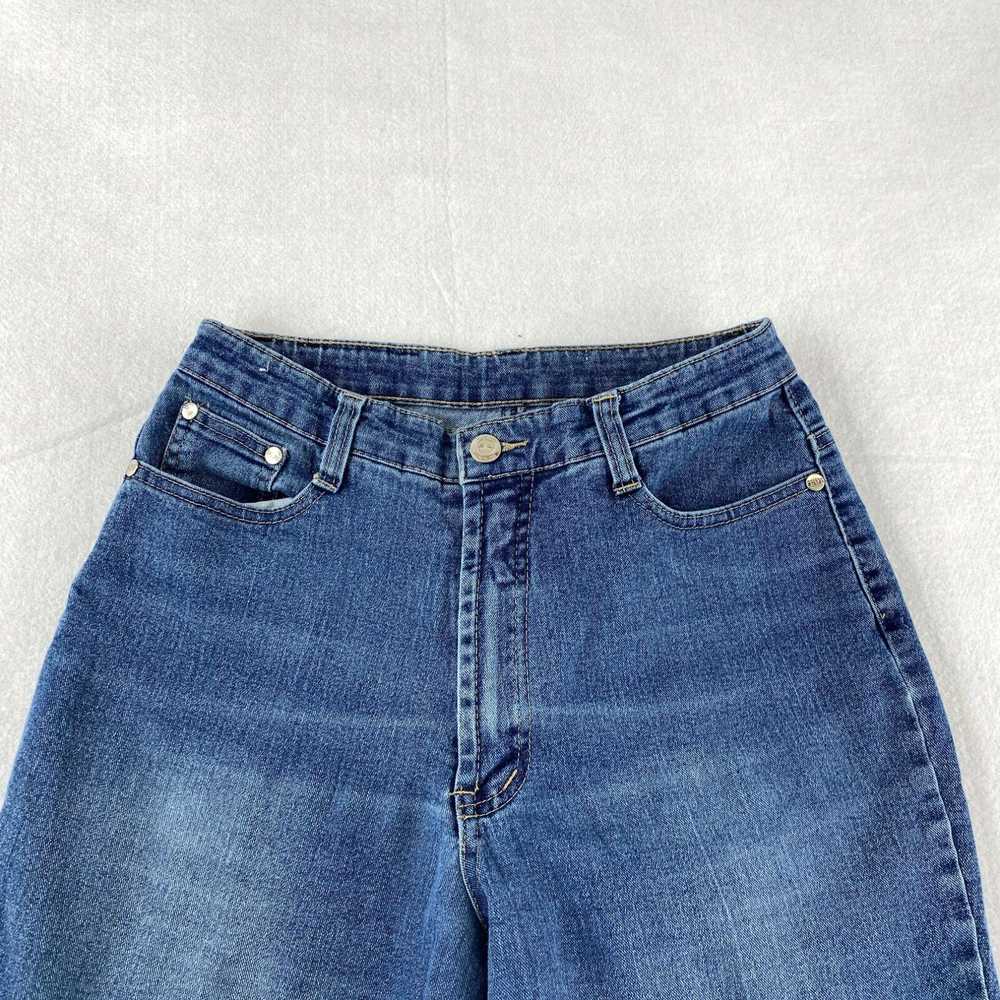 HIGH Shy Ger Bootcut Jeans Women's 25x27 Blue Flo… - image 2