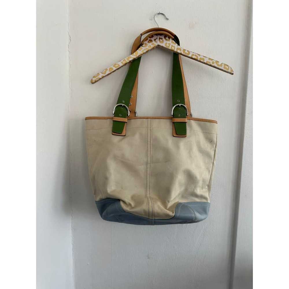 Coach Vintage Cream Tote Bag - image 4