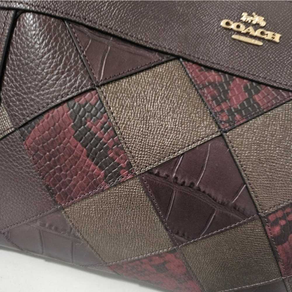 Like New!Coach Patchwork Burgundy Leather Crossbo… - image 10