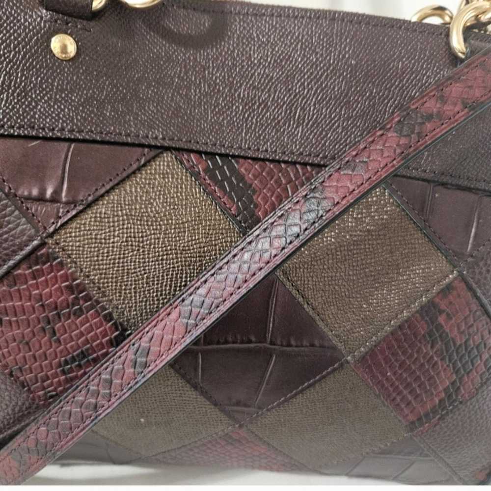 Like New!Coach Patchwork Burgundy Leather Crossbo… - image 6