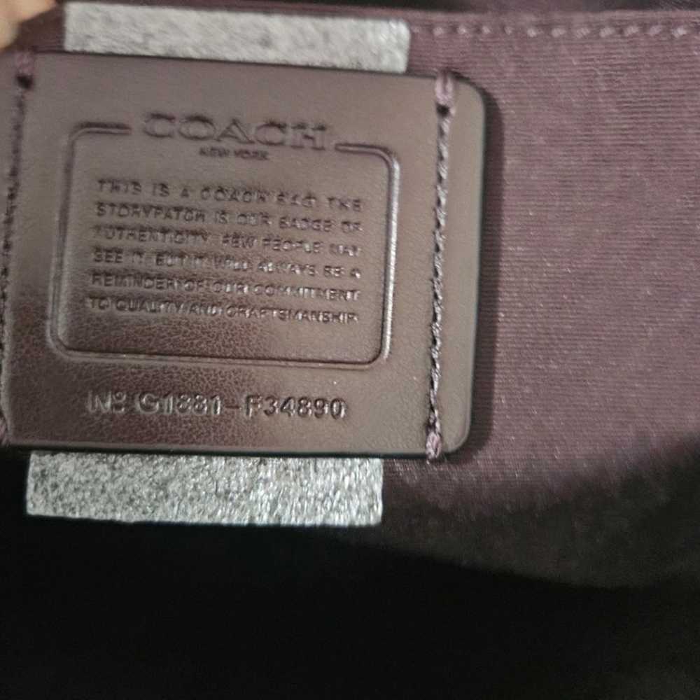 Like New!Coach Patchwork Burgundy Leather Crossbo… - image 9