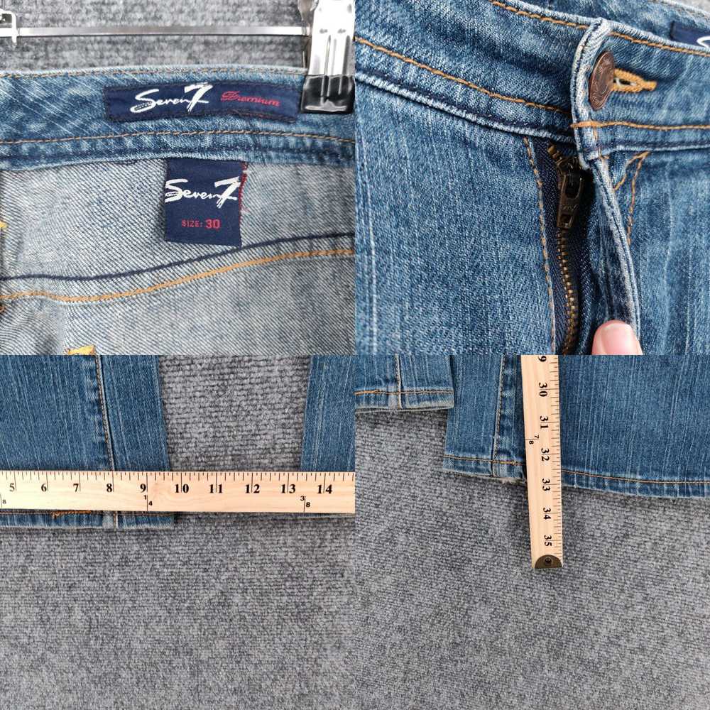 Vintage Seven7 Jeans Womens 30 Mid-Rise Bootcut P… - image 4