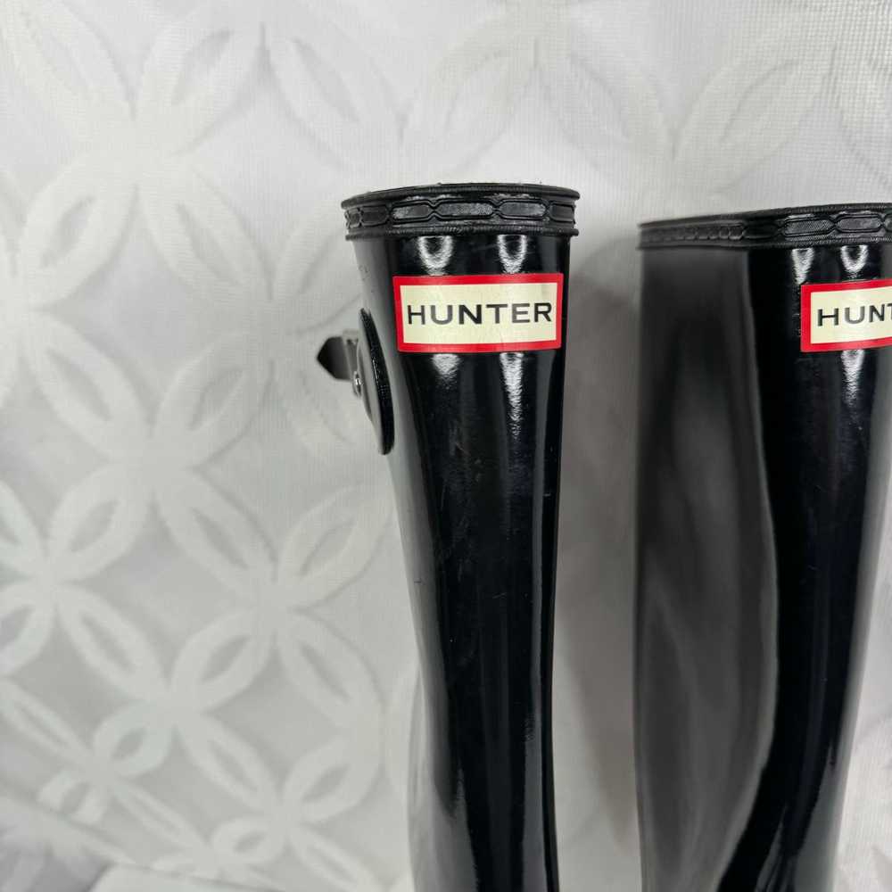 Hunter Hunter Black Original Tall Gloss Waterproo… - image 3