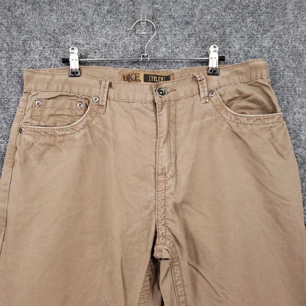 Bke BKE Buckle Tyler Jeans Mens 34x33 Brown Strai… - image 3