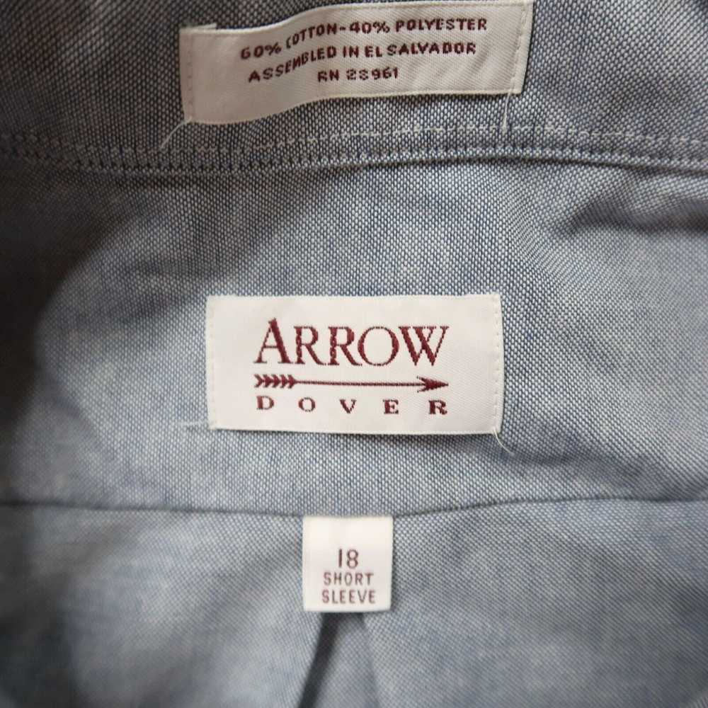 Arrow ARROW Short Sleeve Shirt Men's Size 18 2XL … - image 3