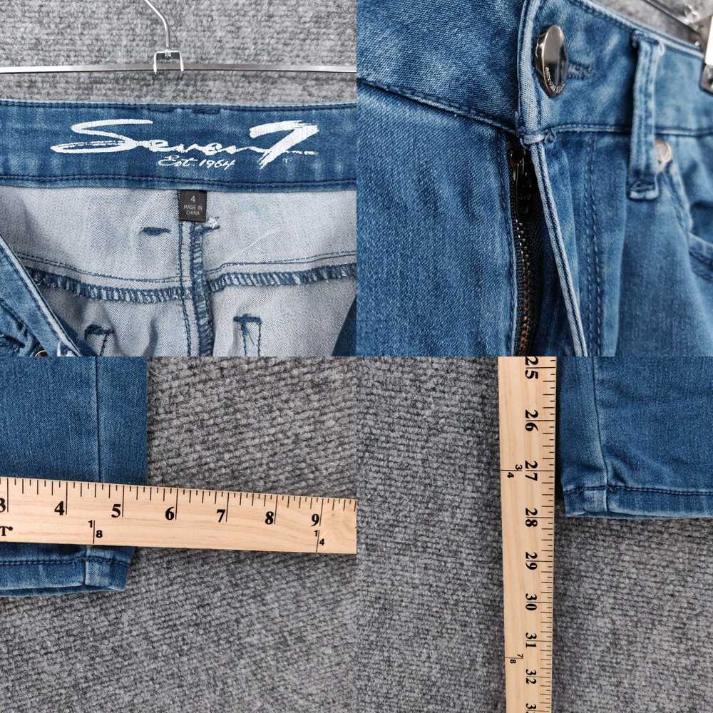 Vintage Seven7 Jeans Womens 4 Mid-Rise Skinny Reg… - image 4