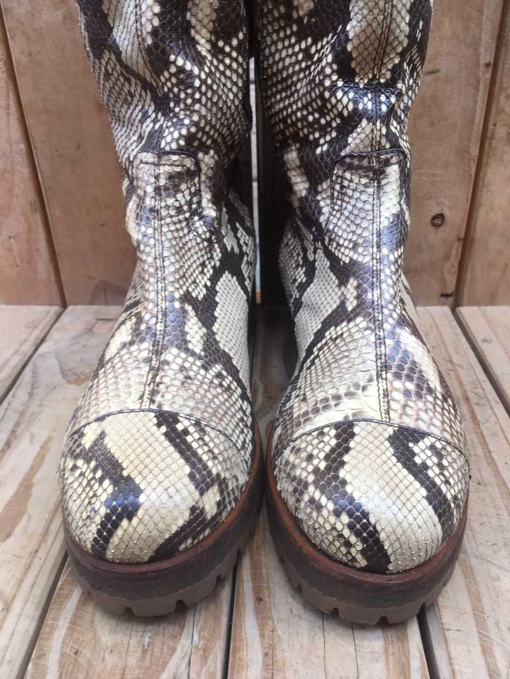 Prada Prada Milano exotic Snake skin Pull on leat… - image 5