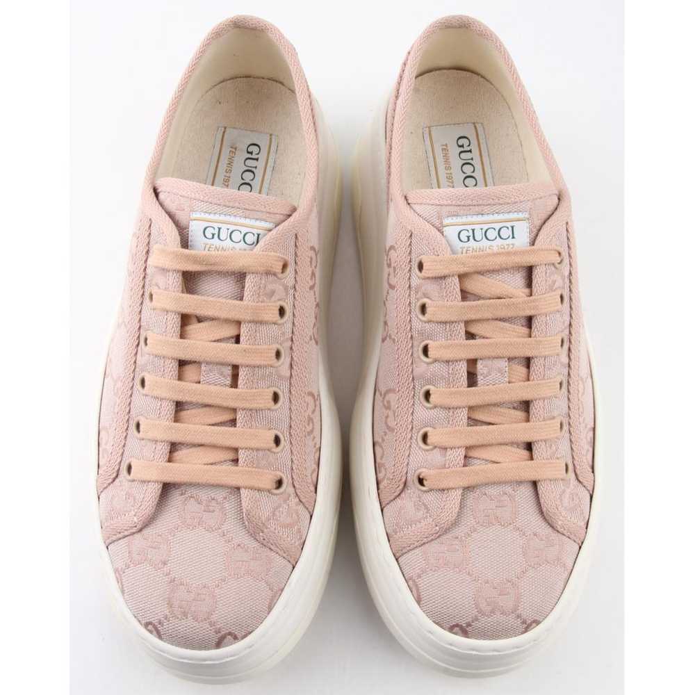 Gucci Tennis 1977 cloth trainers - image 2