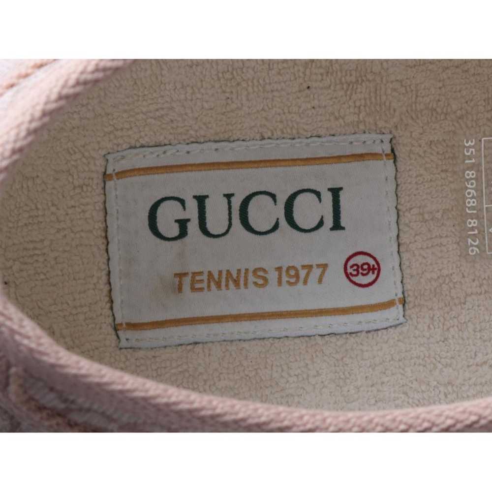 Gucci Tennis 1977 cloth trainers - image 3