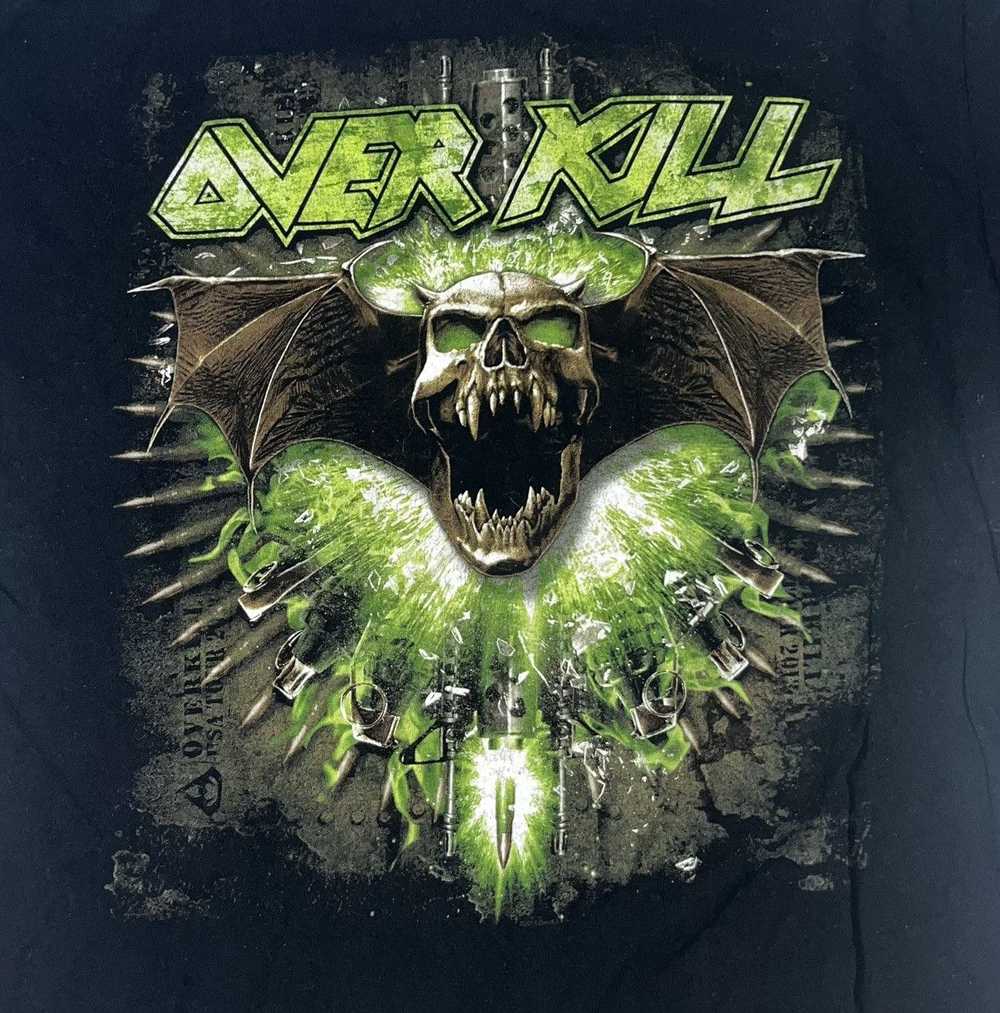 Band Tees Overkill 2013 Official Tour Shirt - image 2