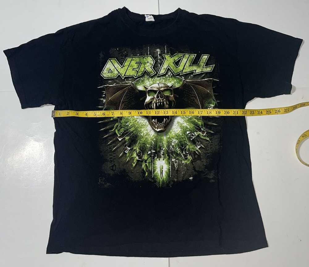 Band Tees Overkill 2013 Official Tour Shirt - image 3