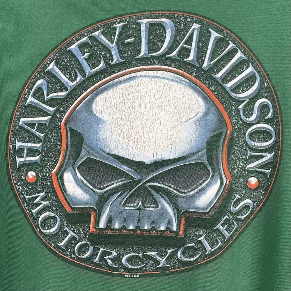Harley Davidson × Racing × Vintage ☠️2014 H-D Met… - image 2