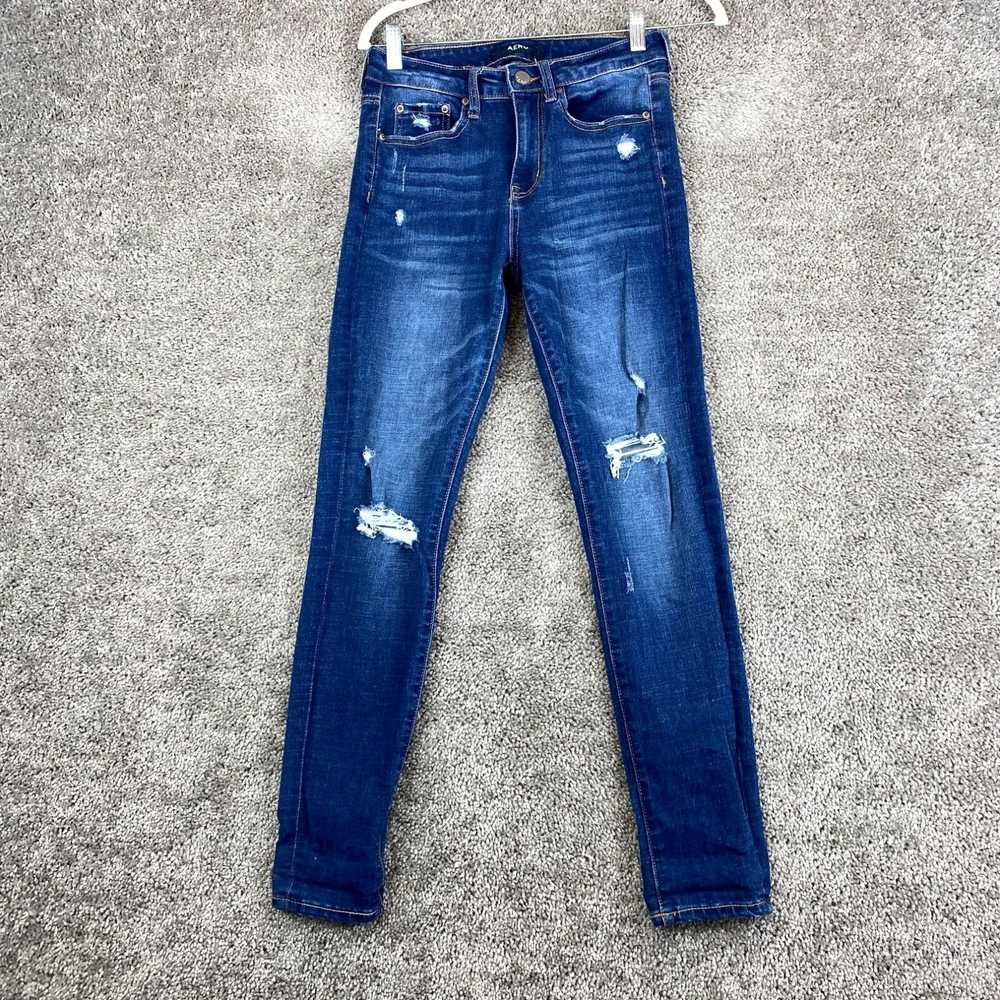 Vintage Aero High Rise Jegging Denim Jeans Women'… - image 1