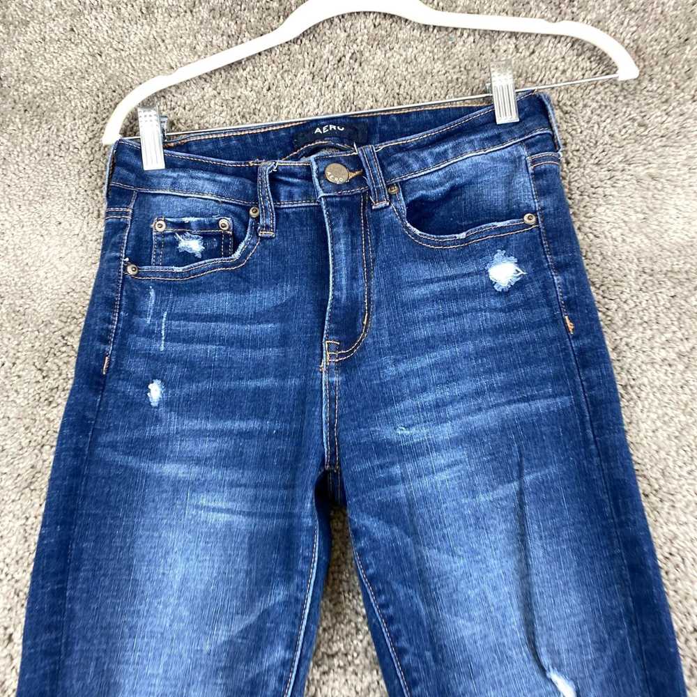 Vintage Aero High Rise Jegging Denim Jeans Women'… - image 2