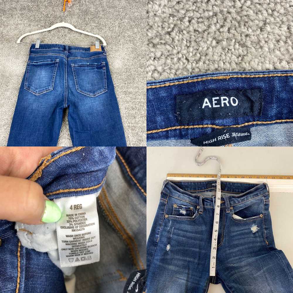 Vintage Aero High Rise Jegging Denim Jeans Women'… - image 4