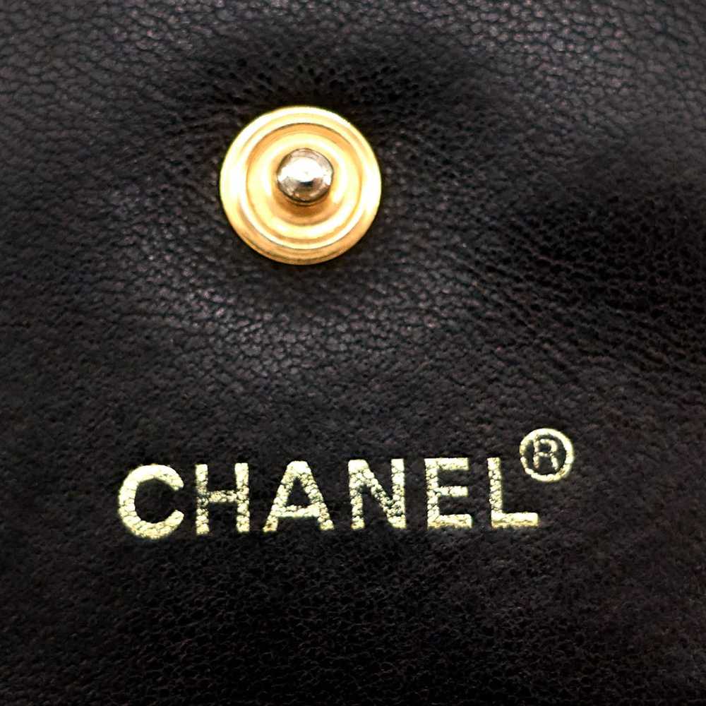 Chanel CHANEL CC Timeless Trifold Caviar Leather … - image 9
