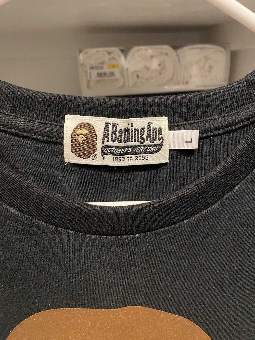 Bape × Octobers Very Own Bape x OVO Ape Head Tee - image 3