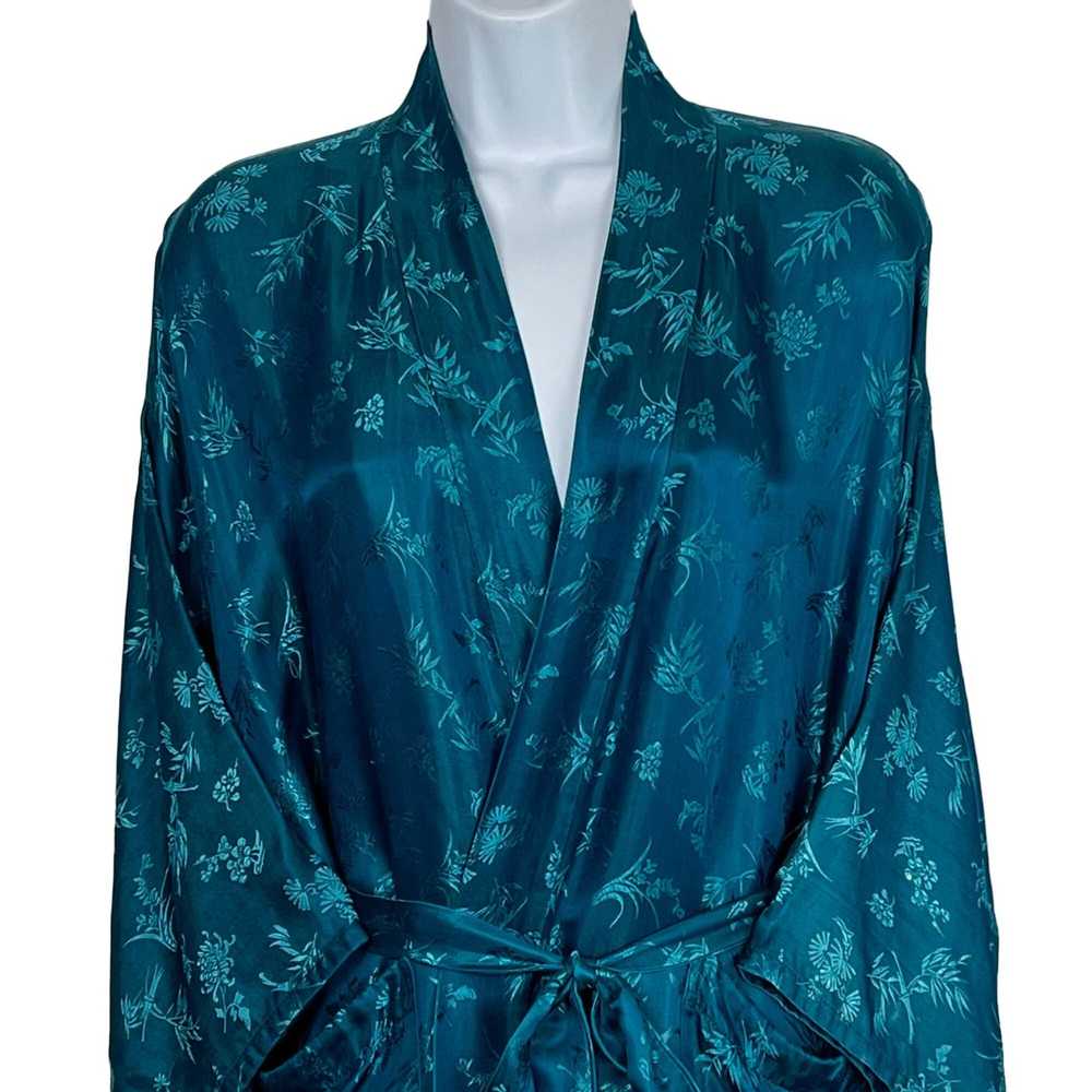Other Womens Vintage ESME Long Kimono Robe 100% S… - image 2