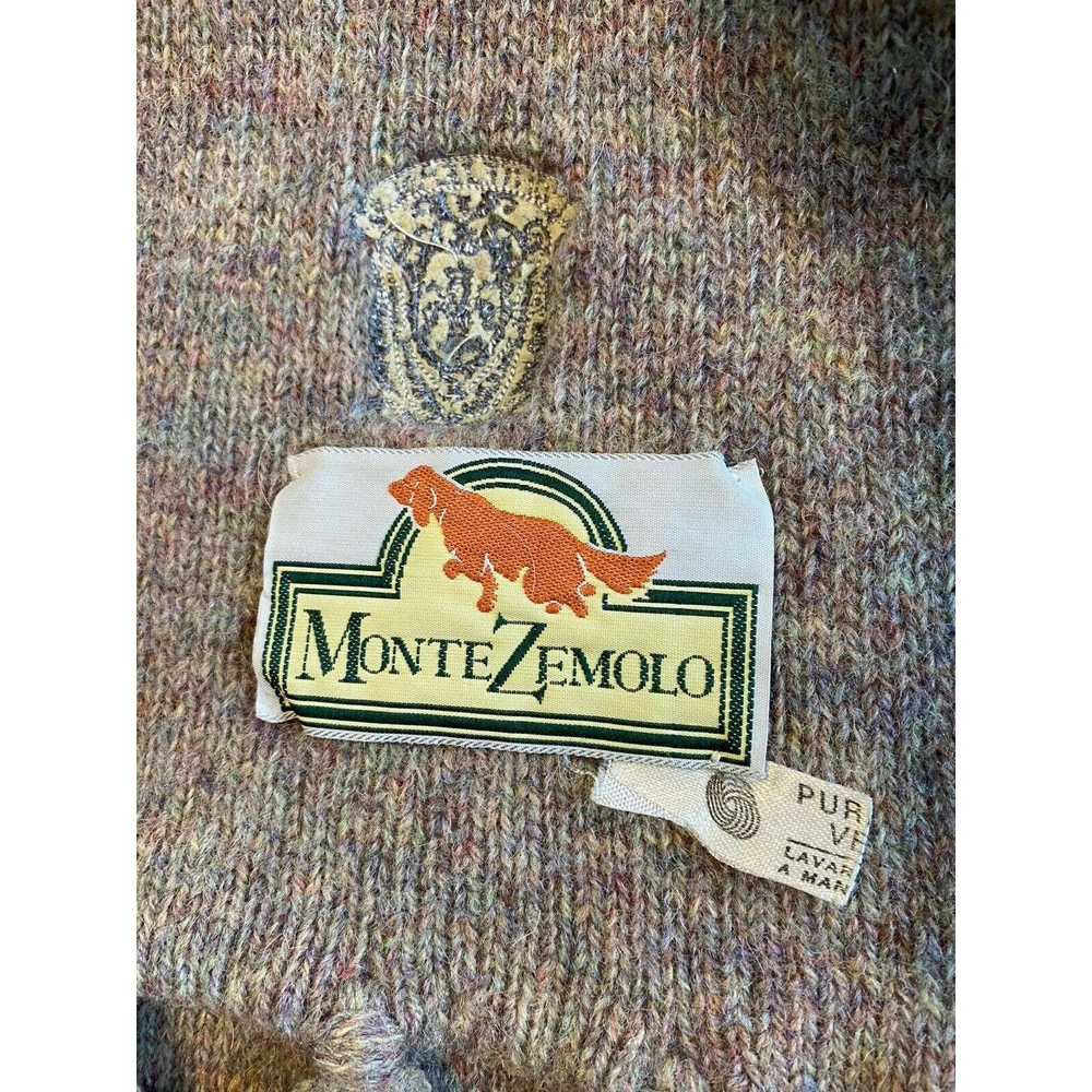 Vintage Montezemolo Vintage knitted melange threa… - image 3