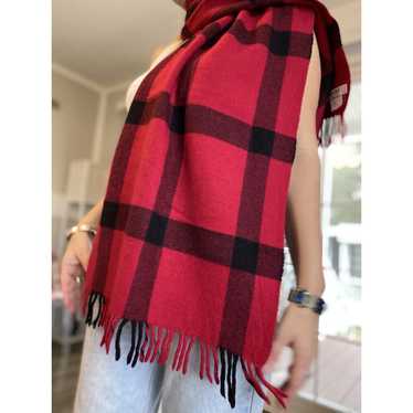 Marella Marella luxurious scarf 100% Wool Plaid Vi