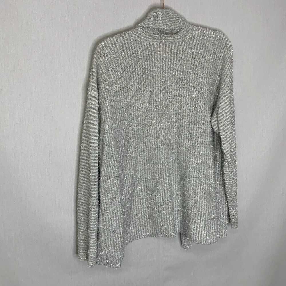 Vintage Ruby Rd Womens Gray Long Sleeve Open Fron… - image 2